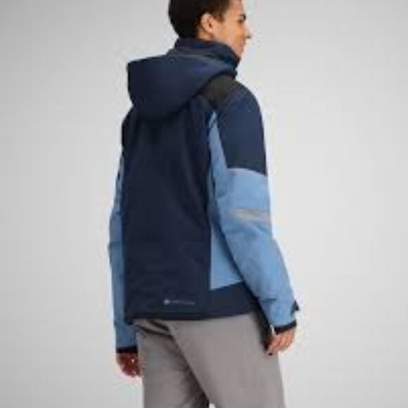 NEW OBERMEYER Men's Foundation Insulated Coat Size L Faded Blue - Picture 4 of 4